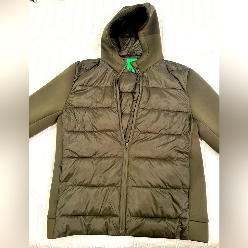 Olive Green DIP Womens Puffer Jacket